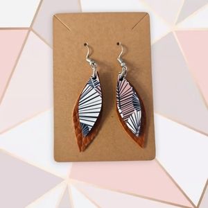 Skinny Leaf Earring Set